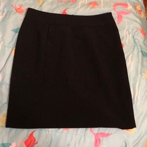 Black pencil skirt